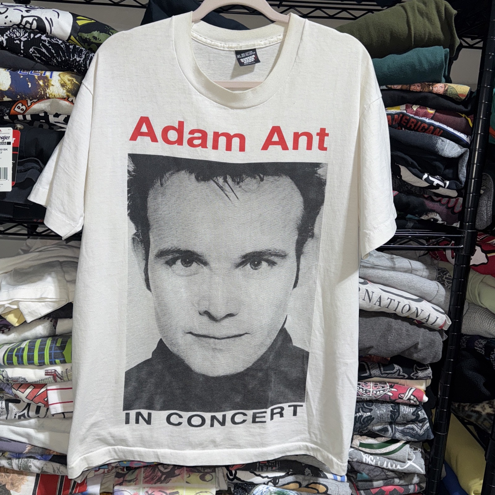 Vintage 1993 Rare Adam Ant New Years Concert Shirt Size Xl